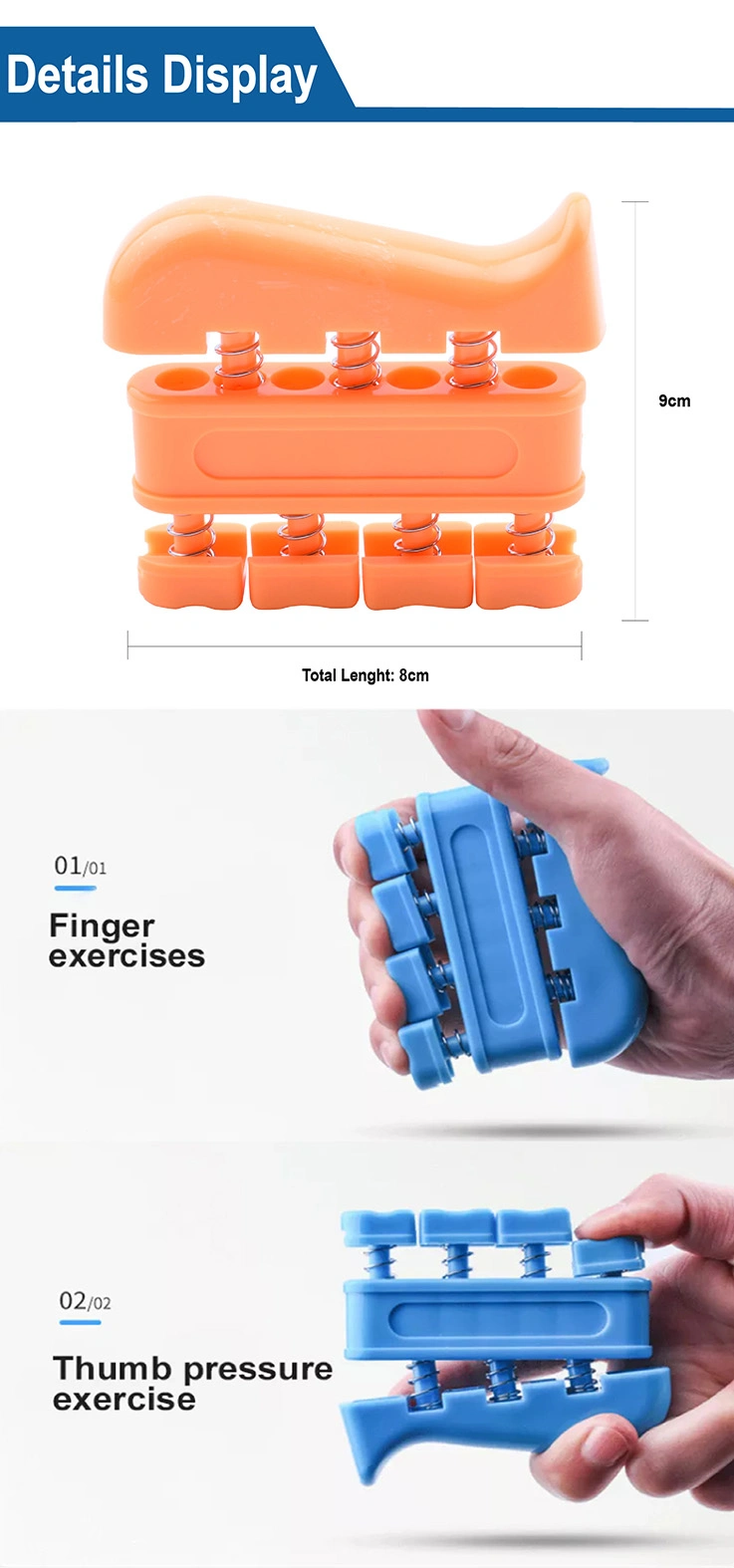 Adjustable Power Training Piano Strengthener Exerciser Trainers Hand Finger Grip