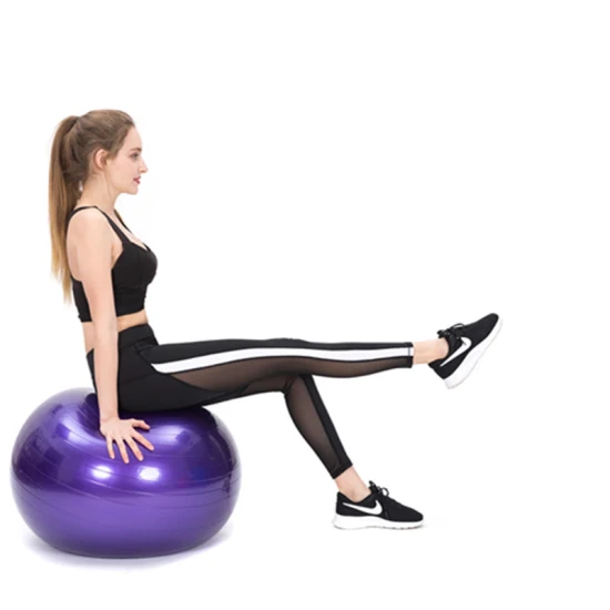 Kundenspezifischer Yoga-Ball, 90 cm, Übung, Pilates, Gymnastikball, Fitness