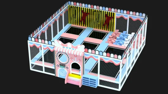 Trampolinpark Indoor Erwachsene Kinder Springen Vergnügungsausrüstung Rutschbahn Zhiyong Challenge Projekt Quelle Hersteller