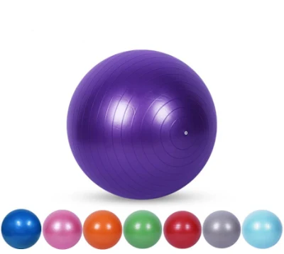 Übungs-Gymnastik-Anti-Burst-aufblasbarer PVC-Balance-Yoga-Ball mit individuellem Logo