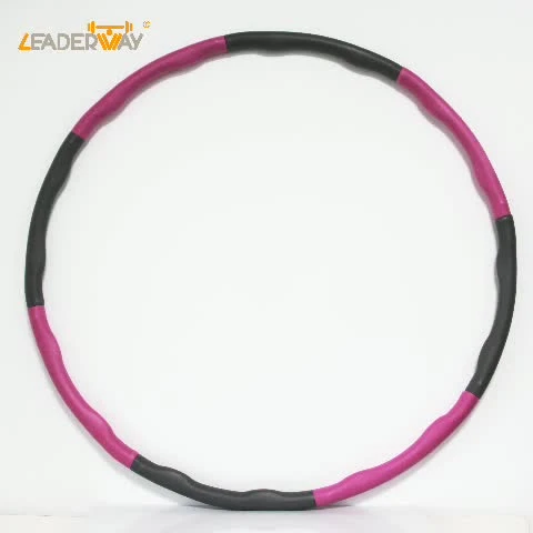 Yoga Fitness Körperübung Erwachsene Fettverbrennung NBR Smart Weighted Hula Ring Home Gym Equipment Hula Hoop