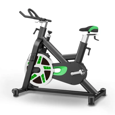 Kommerzielle Indoor Upright Sports Bodybuilding Home Gym Spin Bicycle Fitnessgeräte Stationärer Fahrradtrainer Air Magnetic Exercise Spinning Bike
